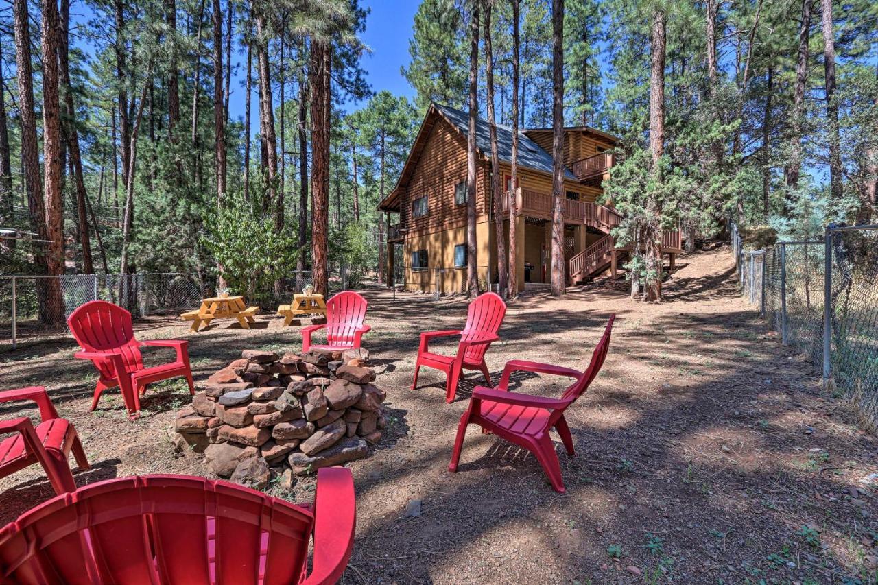 Strawberry Cabin With 2-Story Deck Dogs Welcome! Pine Extérieur photo